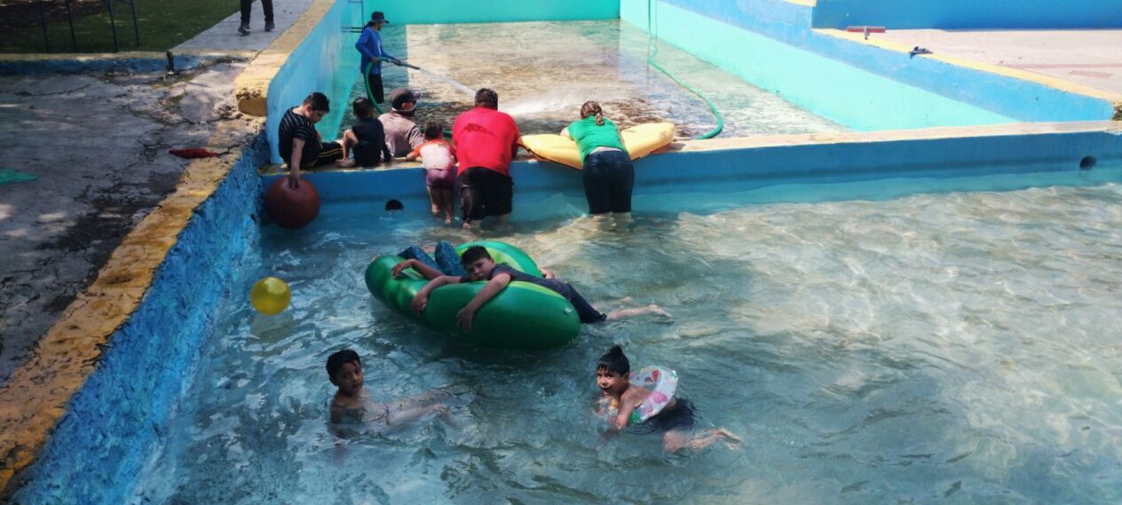 ¿Calor? Visita Ejidal de Ballesteros; un balneario con agua que brota de la tierra en Salvatierra