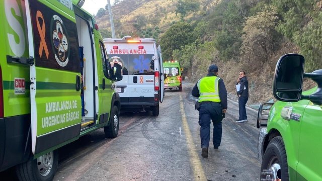 Trasladan a 28 peregrinos heridos en Malinalco de Edomex a Guanajuato 