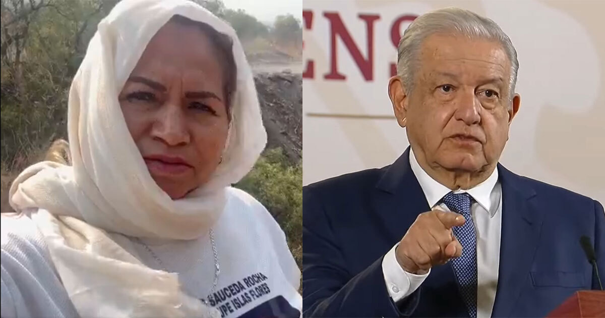 AMLO acusa a Ceci Flores de “pertenecer al bloque conservador y traficar con el dolor humano”