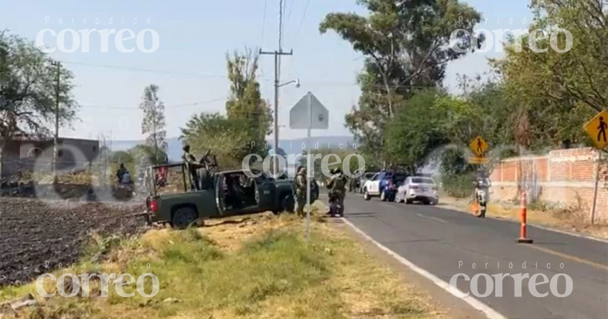 Balacera en la comunidad Presa de San Juan de Salvatierra deja una persona sin vida 