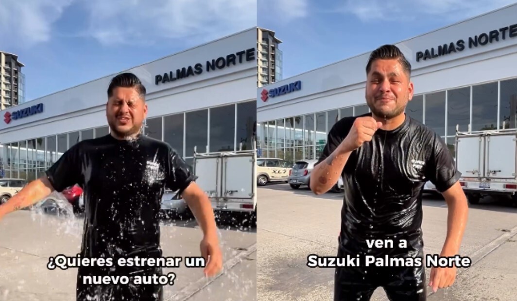 En medio de la peor sequía de León, Suzuki Palmas lanza publicidad desperdiciando agua