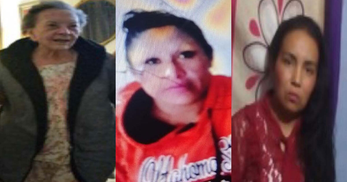 Buscan a Martha, María de la Luz y Silvia, mujeres desaparecidas en Guanajuato