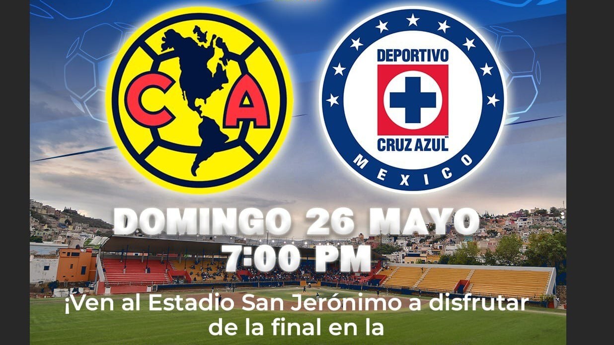 Guanajuato invita a ver la final América vs Cruz Azul en pantalla gigante