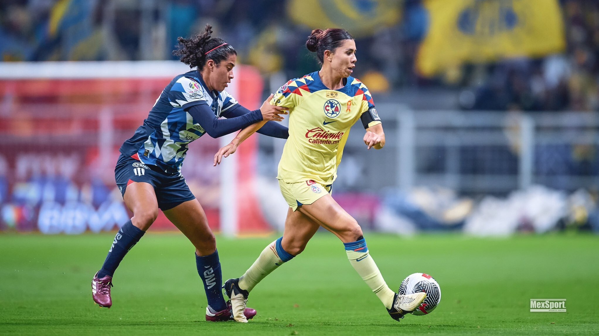 América vence a Rayadas 1-0 en emocionante final de ida en la Liga MX Femenil