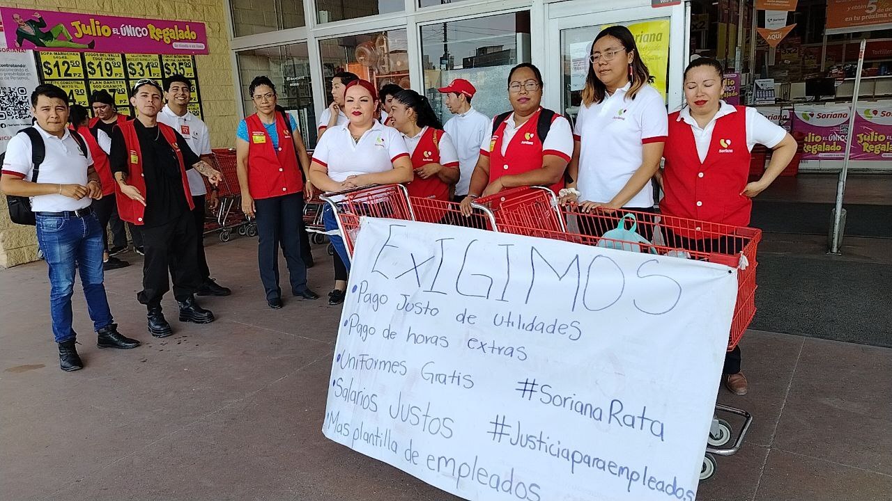 Trabajadores de Soriana en Salamanca demandan el pago de utilidades ¿qué pasó? 