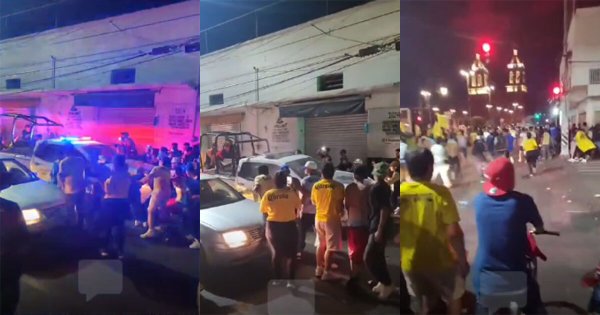 Video| Disturbios entre fans del Club América dejan seis heridos en Salamanca ¿qué pasó?