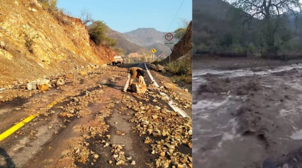 Video | Mientras sequía continua en partes de Guanajuato; lluvias en Xichú ya dejan estragos 