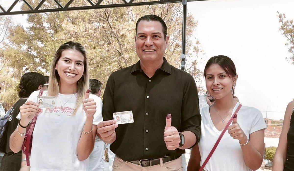 Así fue el voto del candidato Mauricio Trejo Pureco en San Miguel 