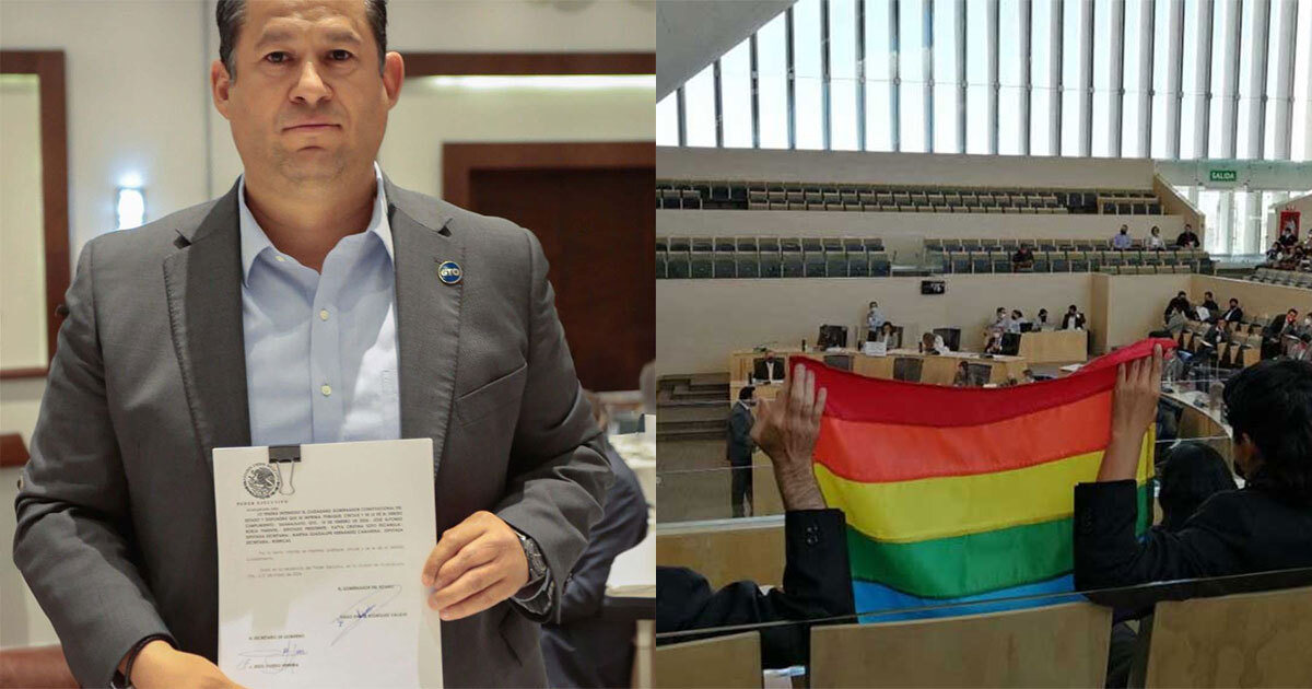 Con casi 4 meses de atraso, Diego Sinhue firma decreto de Ley de Diversidad Sexual en Guanajuato