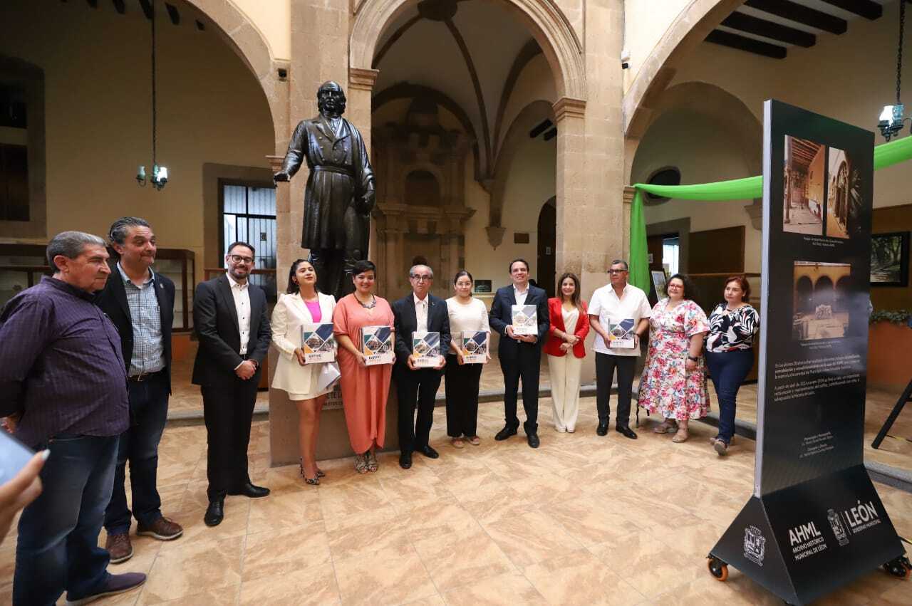 Inauguran exposición en Archivo Histórico de León 