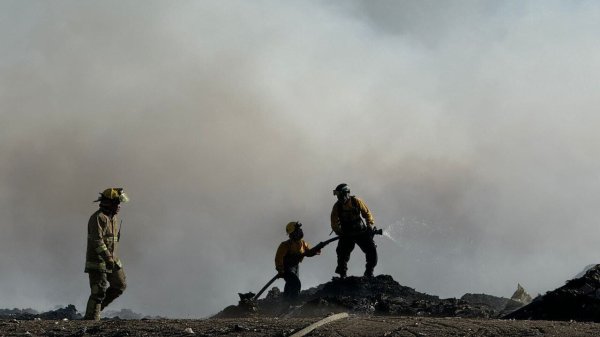 Medio Ambiente y Ordenamiento Territorial advirtieron riesgo de incendio en relleno sanitario de Silao