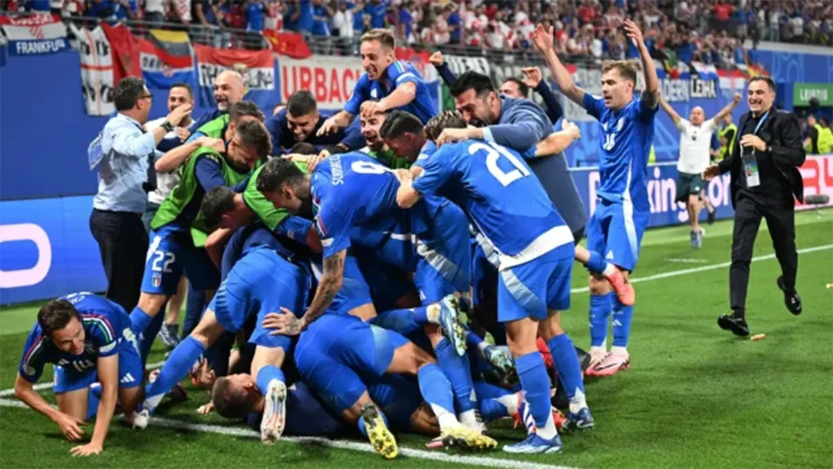 De último minuto, Italia empata ante Croacia y clasifica a Octavos del Eurocopa 2024