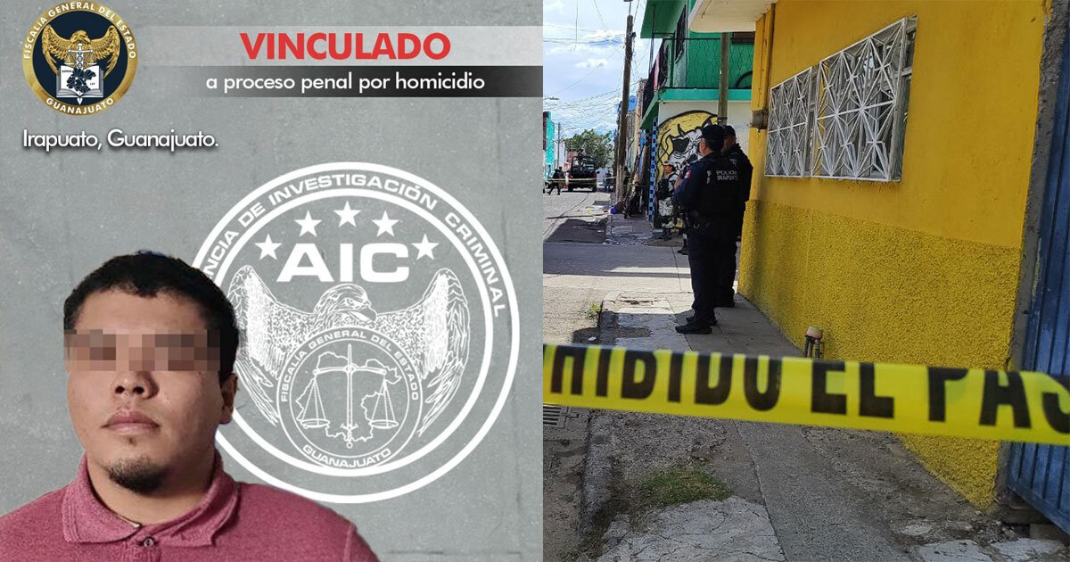 Vinculan a proceso a Julián, presunto homicida en Irapuato 