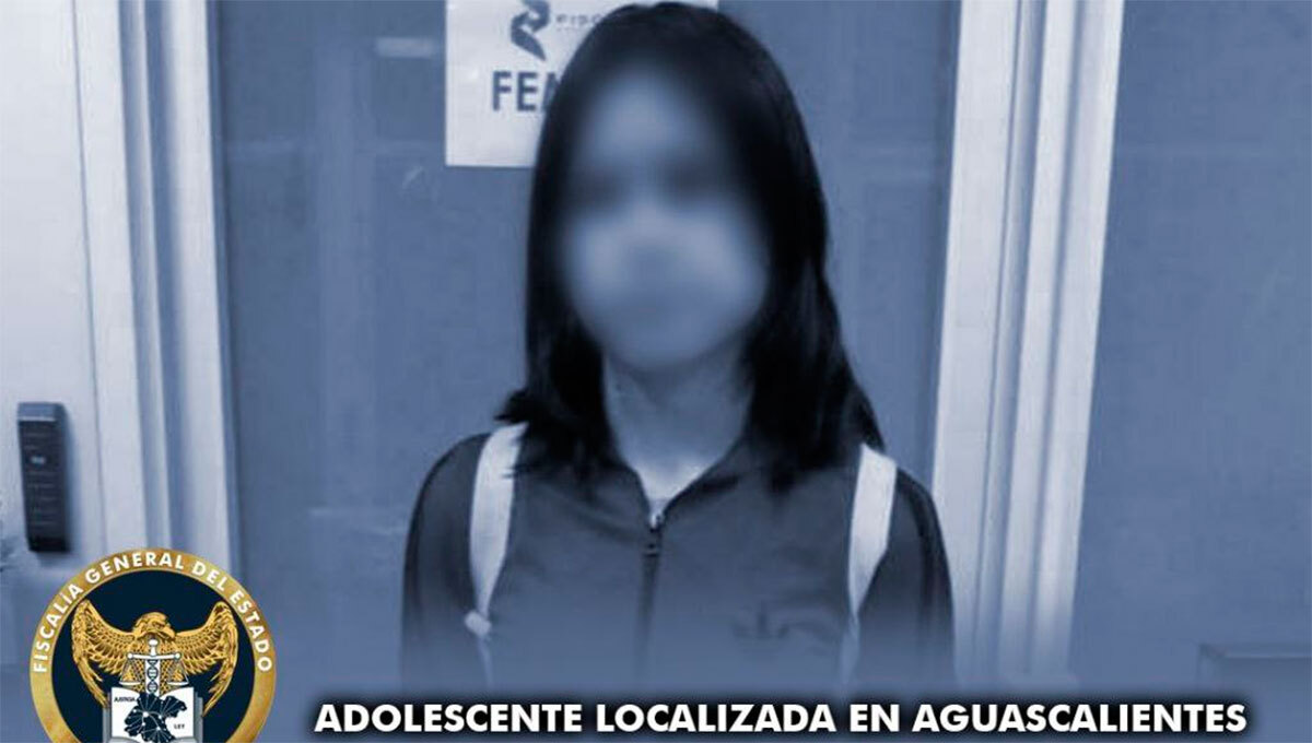 Localizan en Aguascalientes a menor de edad que desapareció en San José Iturbide