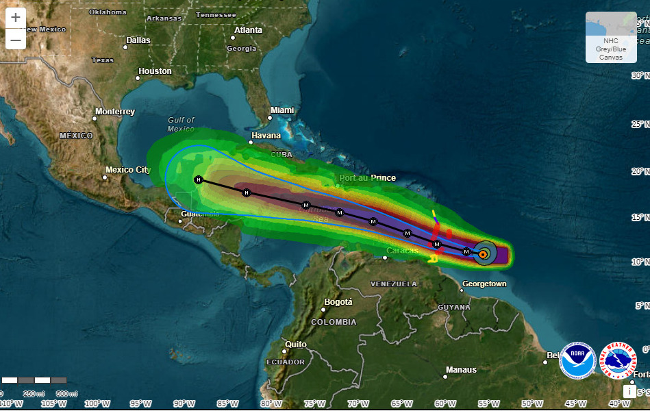 Beryl se intensifica a huracán categoría 4 ¿En dónde tocara tierra? 