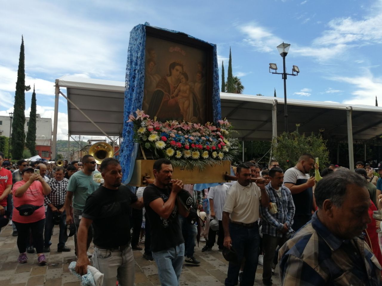 Muestran peregrinos fe y devoción a la Virgen Refugio de Pecadores en Acámbaro