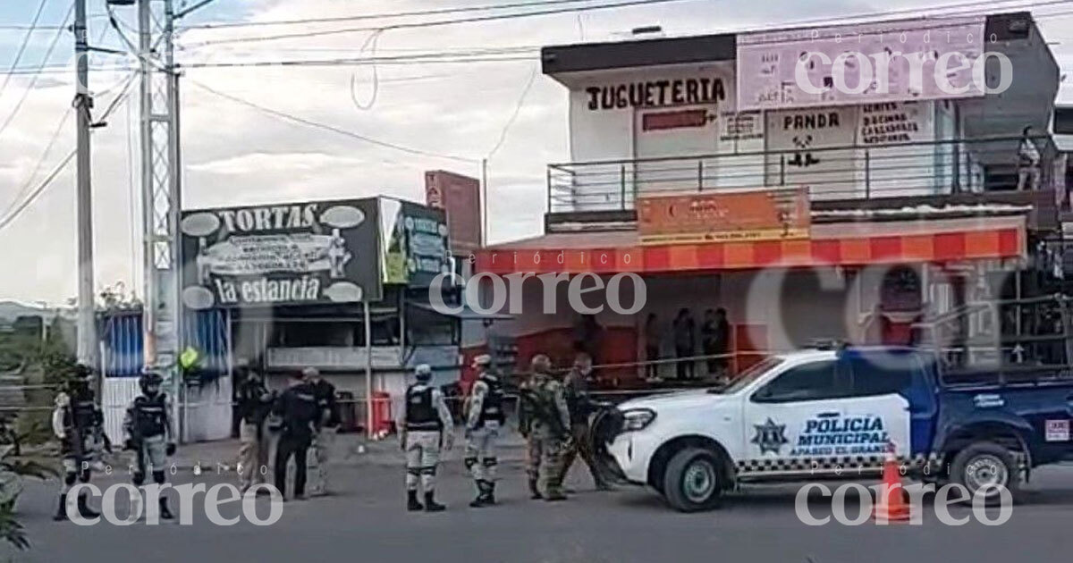 Balacera en negocio de tortas de Apaseo el Grande deja un muerto y un herido 