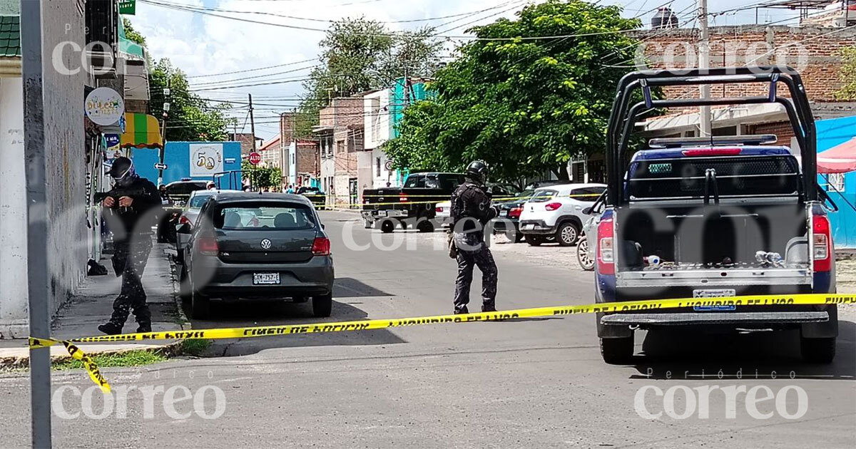 Balacera en taller de motocicletas en la colonia del Parque de Celaya deja un muerto 