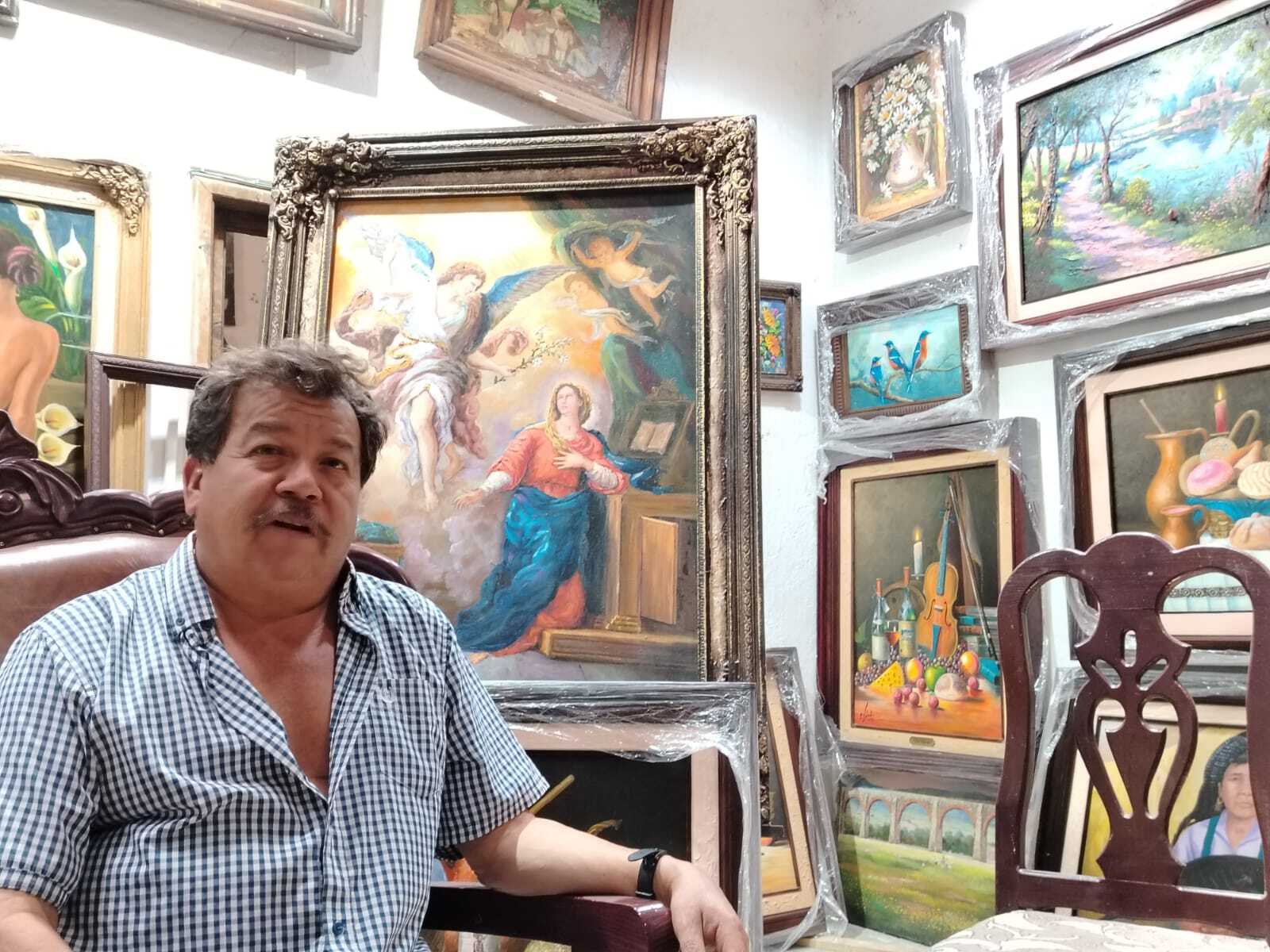 De la deuda al éxito: Luis Valentín conquista el mundo del arte desde Apaseo el Grande con sus pinturas 