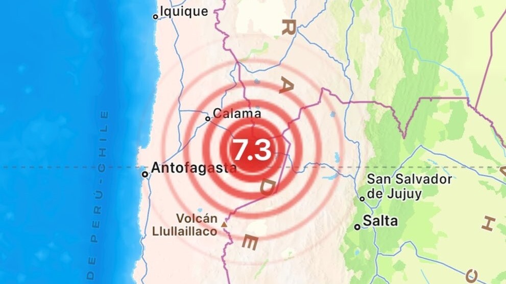 Terremoto de 7.3 sacude Chile sin víctimas ni daños mayores