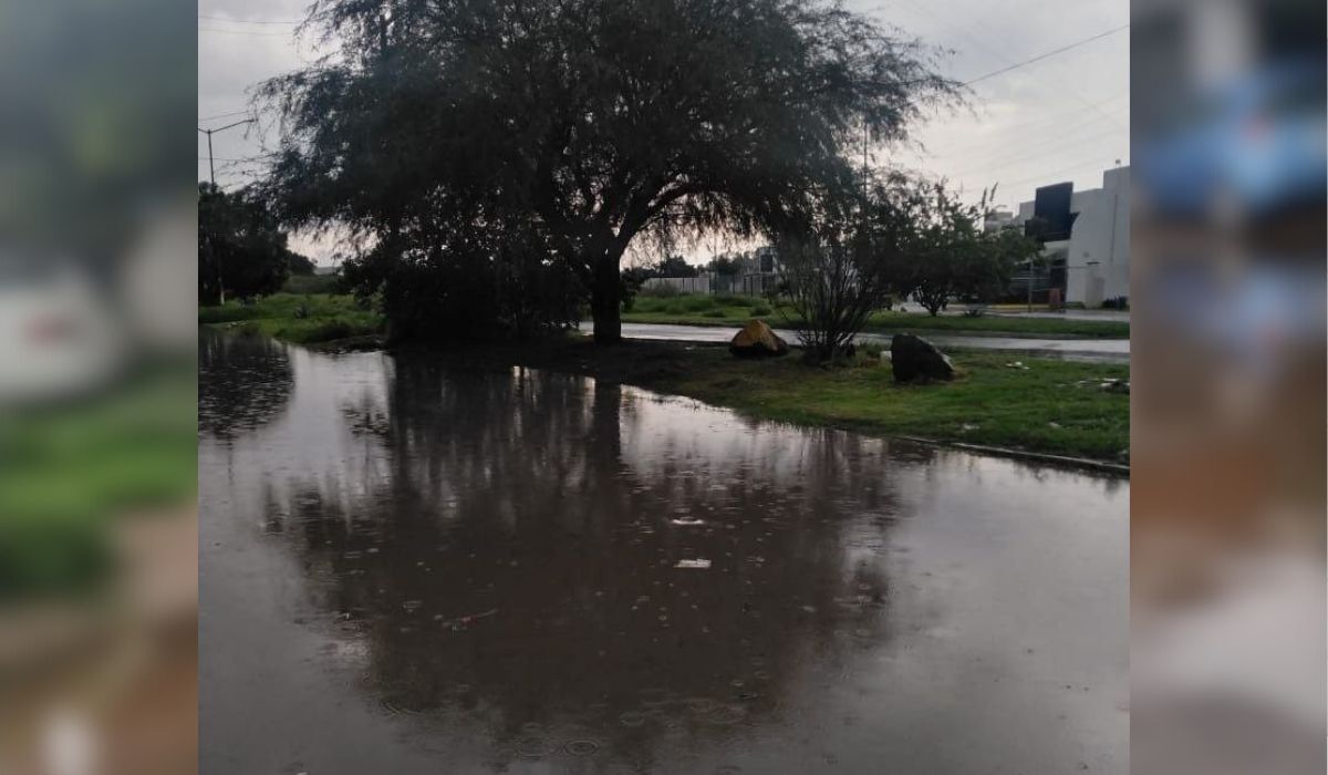  Inundación en Valle de las Flores en Irapuato