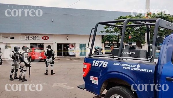 'Se les hace tarde' a ladrones: fallan asalto en HSBC de Irapuato ¿qué pasó?