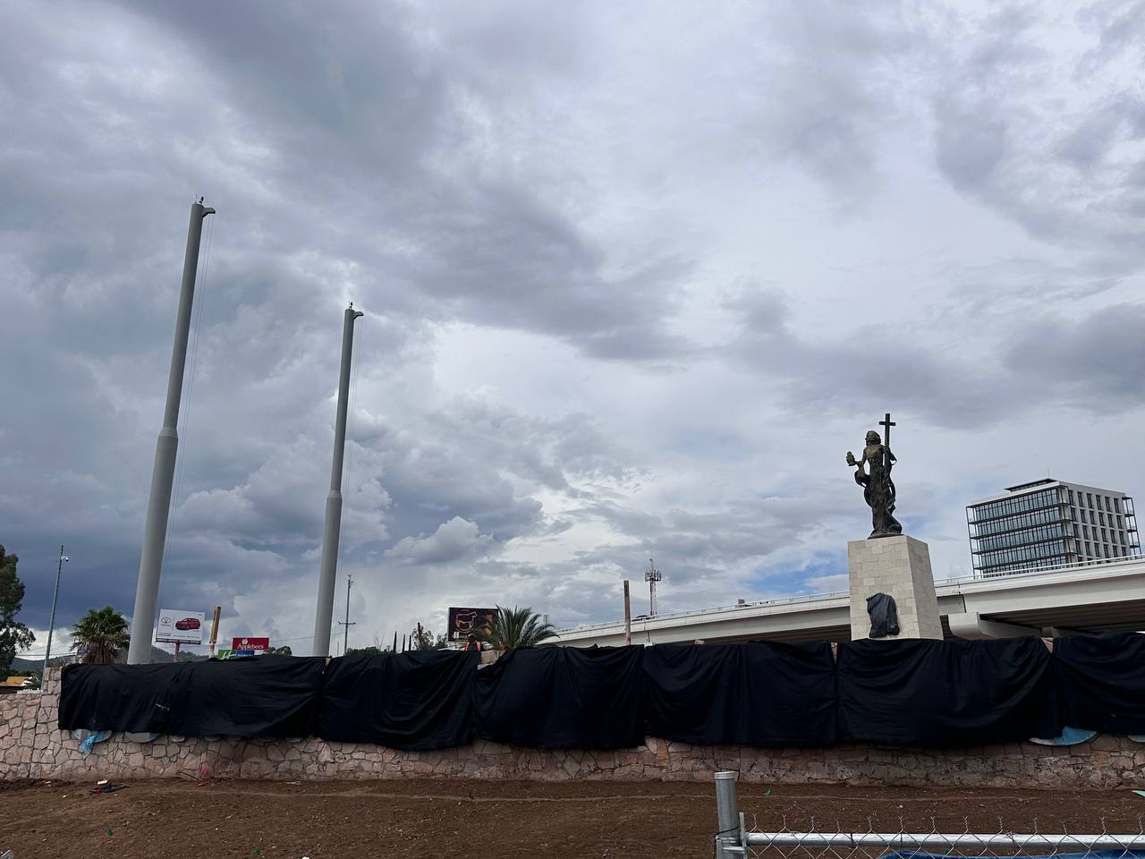 Continúan las remodelaciones de la Glorieta Santa Fe de Guanajuato