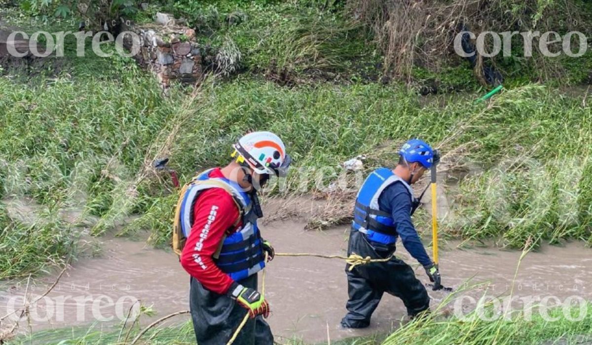 Hallan cuerpo de hombre arrastrado por arroyo en San Miguel de Allende