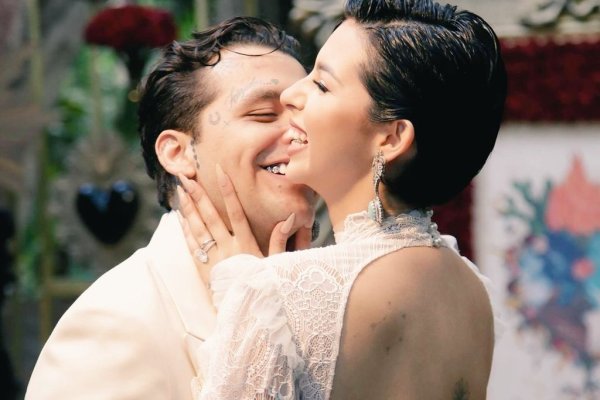 ¿Se pelearon? Christian Nodal y Pepe Aguilar vivieron un intenso momento en la boda 