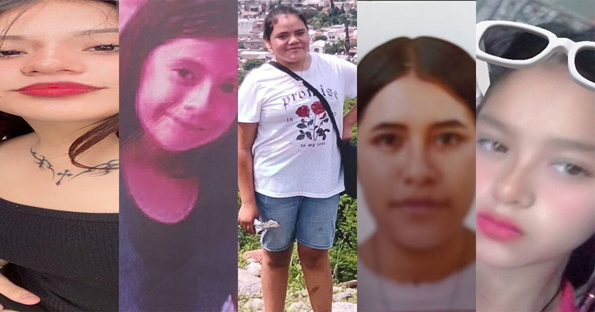 Buscan a Ximena, Leyli, María, Adamary y Ana, menores desaparecidos en Guanajuato