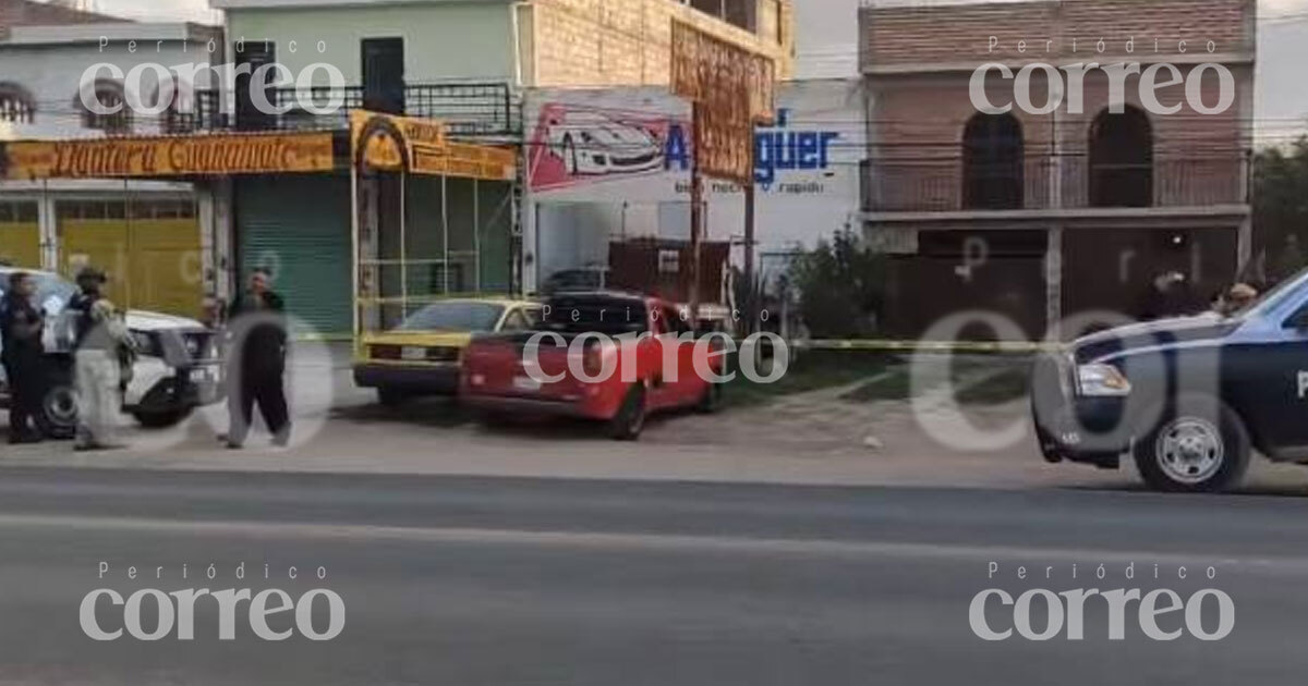 Asesinan a hombre en un taller mecánico Dolores Hidalgo 