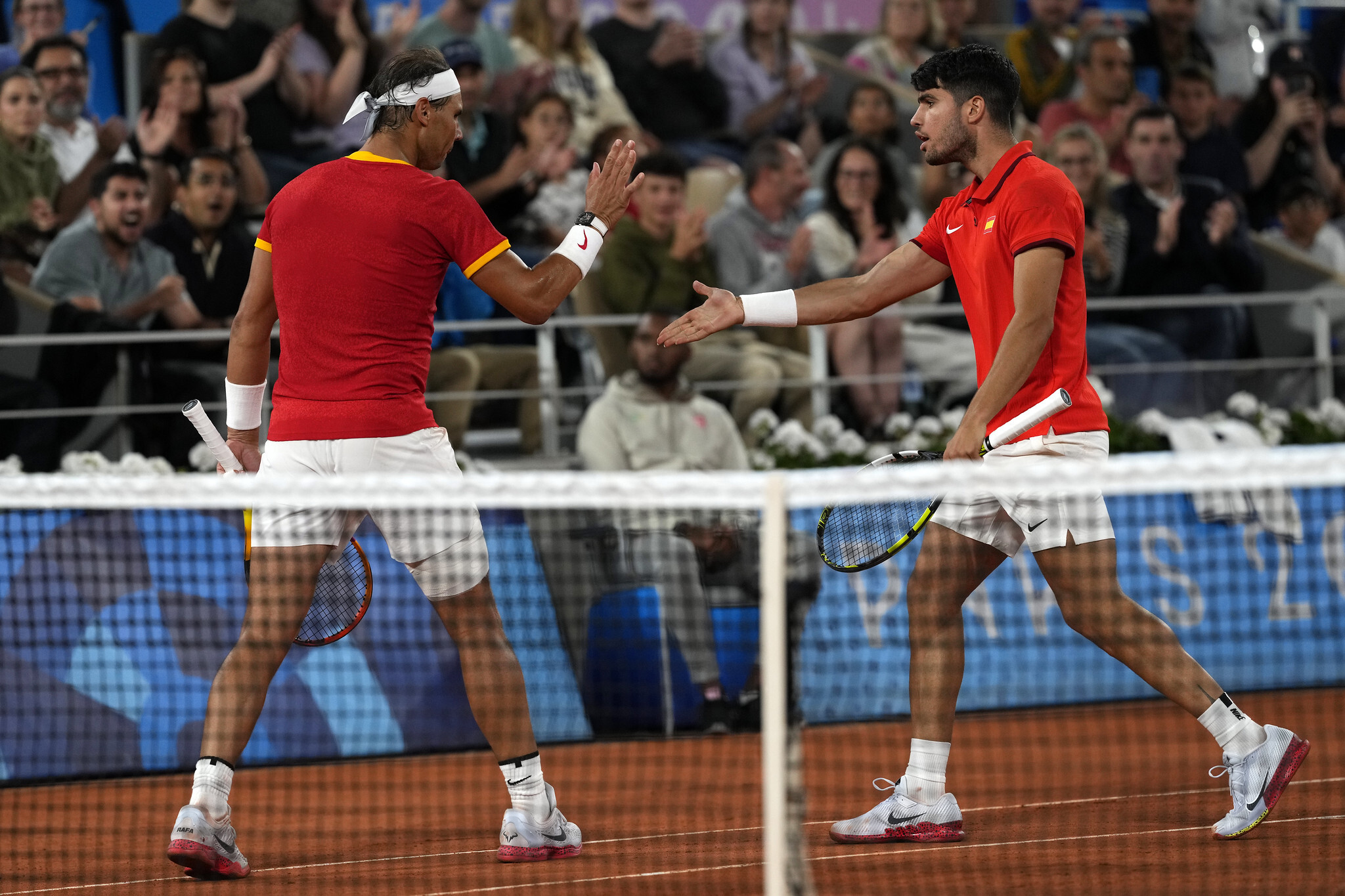 Rafael Nadal y Carlos Alcaraz se despiden de París 2024