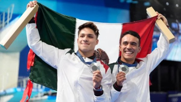 Osmar Olvera y Juan Celaya logran la plata para México; es la tercera medalla olímpica