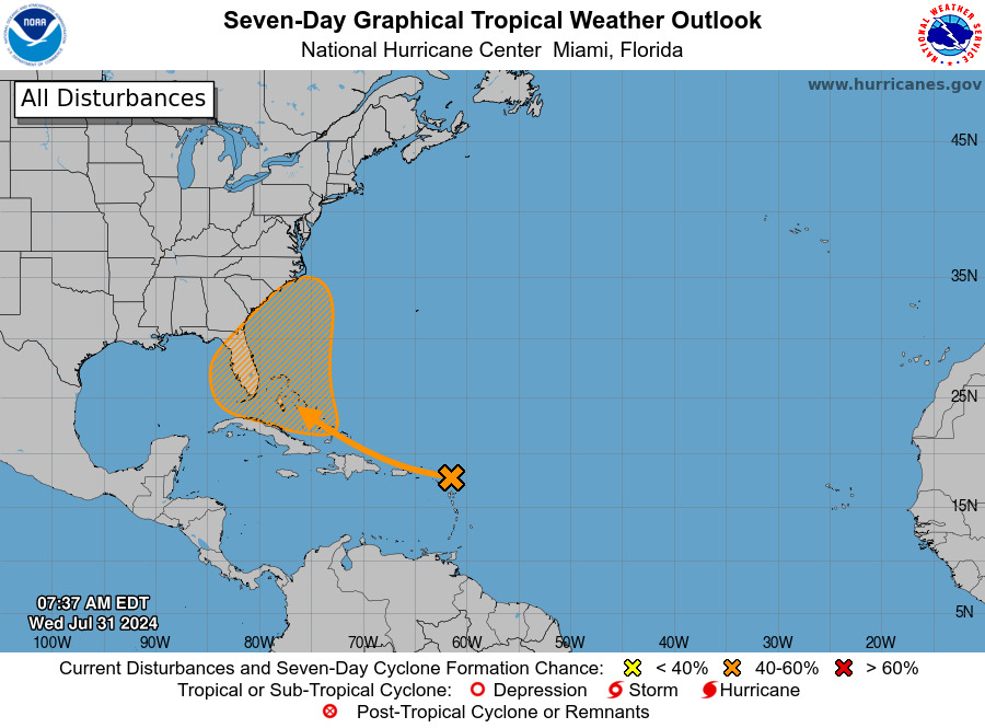 Tormenta tropical 'Debby' en el Golfo de México: ¿Qué lugar tocará? 