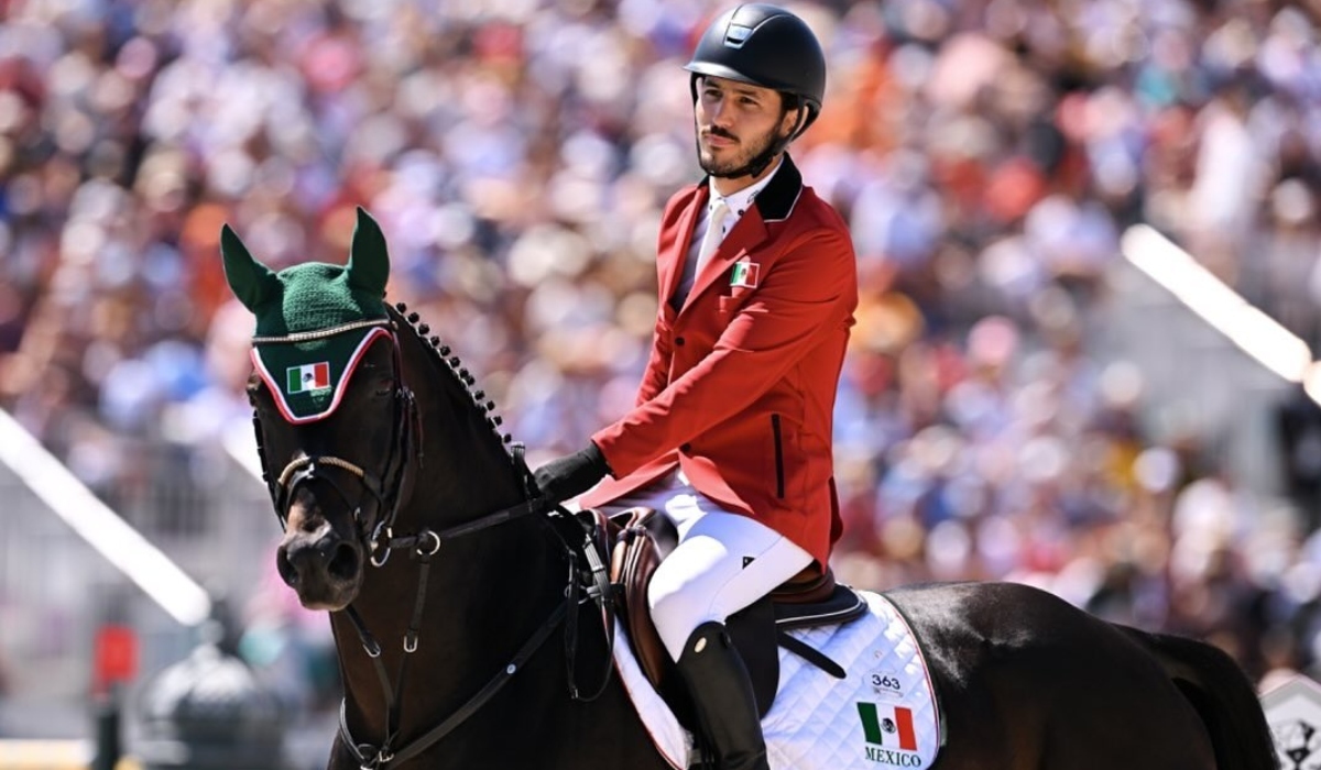 Jinete Mexicano Andrés Azcárraga clasifica a la final de salto ecuestre individual en París 2024 