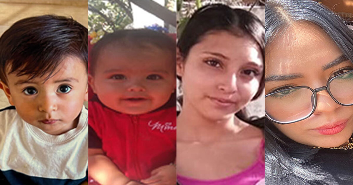 Buscan a Iker, Melina, Julia y Laura, desaparecidos en Guanajuato