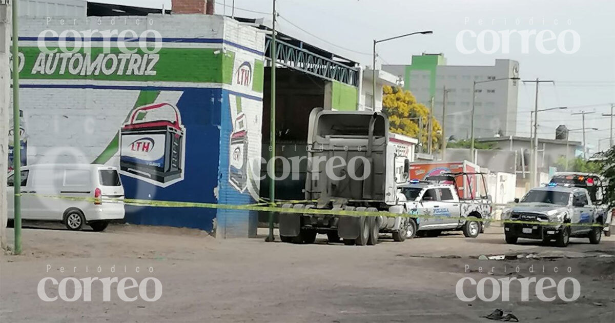 Masacre en taller automotriz en la colonia Ciudadela de Celaya deja cinco muertos y dos heridos 