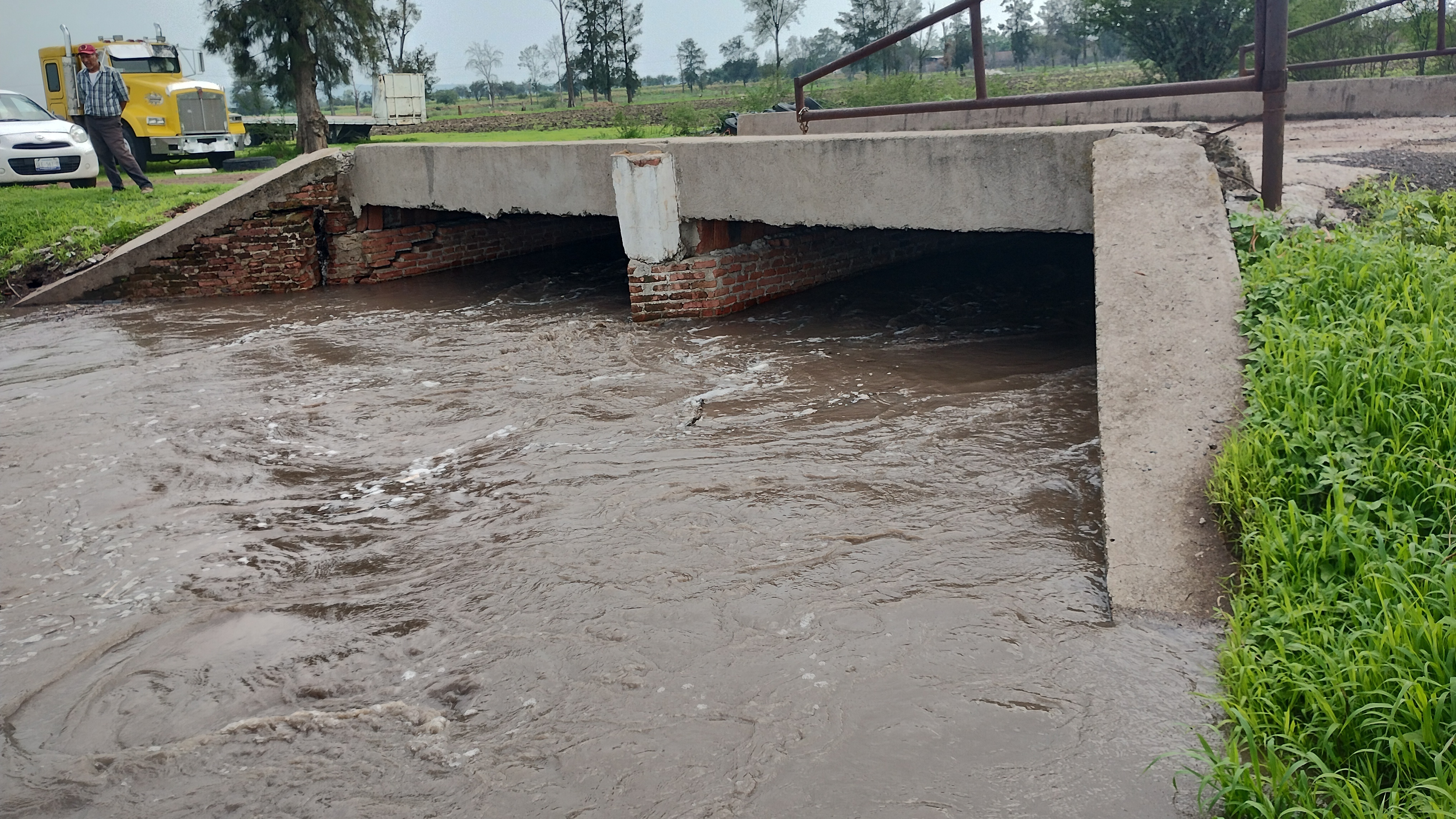 Consecuencias del Río Turbio se sufren en Cuerámaro: así luce presa Tres Villas