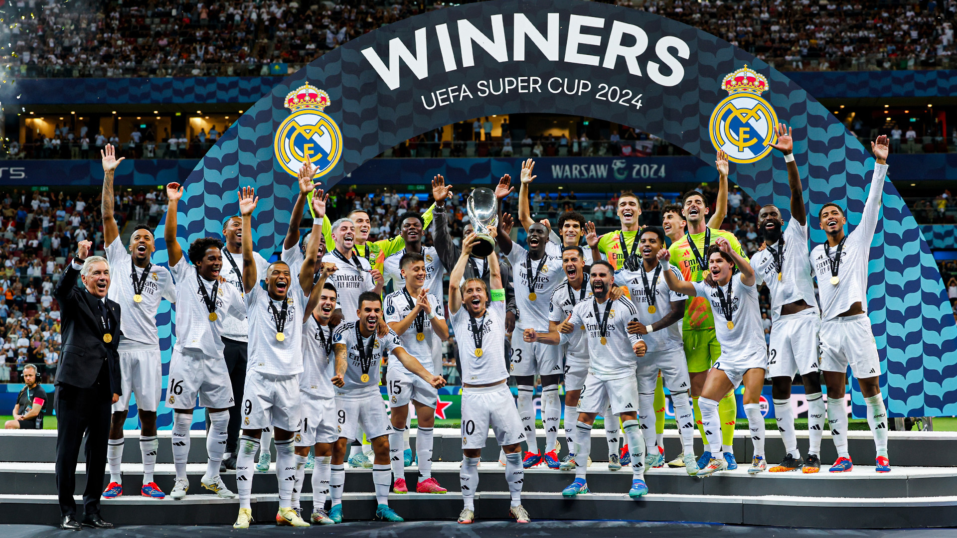 Real Madrid conquista la Supercopa de Europa con un gol de Kylian Mbappé en su debut