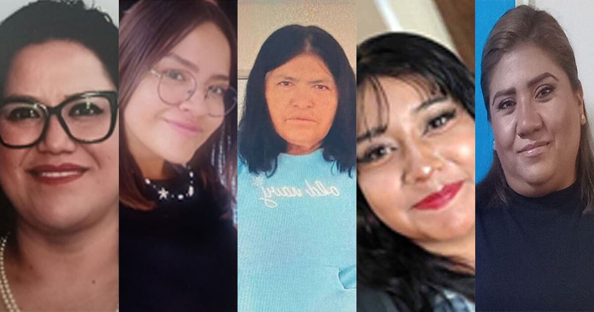 Buscan a María, Andrea, Victoria, Briseida e Irma, mujeres desaparecidas en Guanajuato