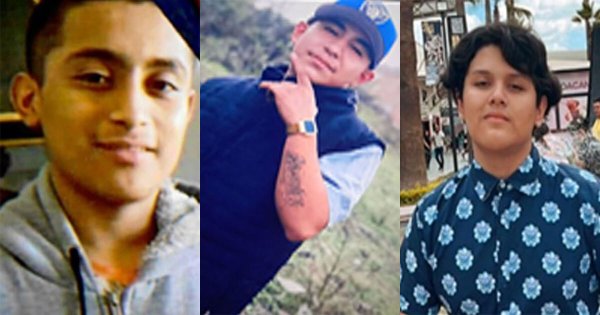 Buscan a Fernando, Enrique y Vincent, adolescentes desaparecidos en Guanajuato