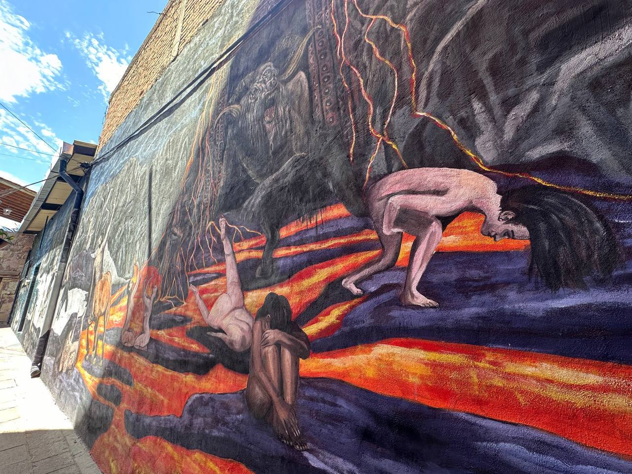 El mural del infierno en Guanajuato, obra Inspirada en La Divina Comedia, revive leyenda local