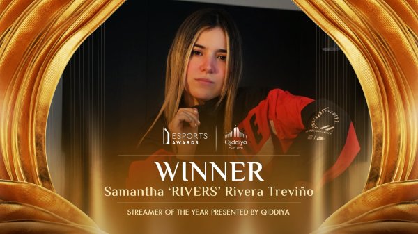 Rivers hace historia al ganar el premio 'Streamer del Año' en los Esports Awards 2024