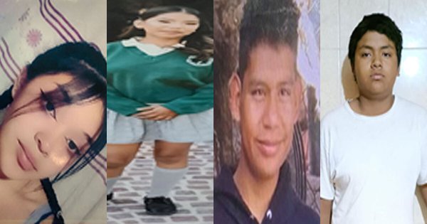 Buscan a Ana, María, Ernesto y Juan, adolescentes desaparecidos en Guanajuato