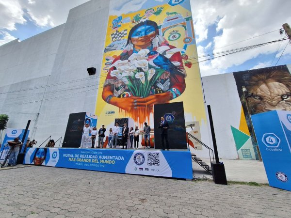 León bate un Récord Guinness con el mural en realidad aumentada más grande del mundo