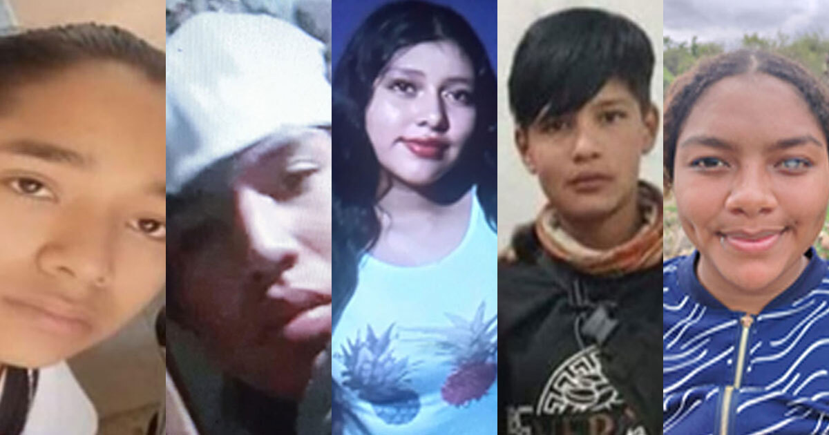 Buscan a Luis, Adrián, Abigail, Cristian y Dileydy, adolescentes desaparecidos en Guanajuato