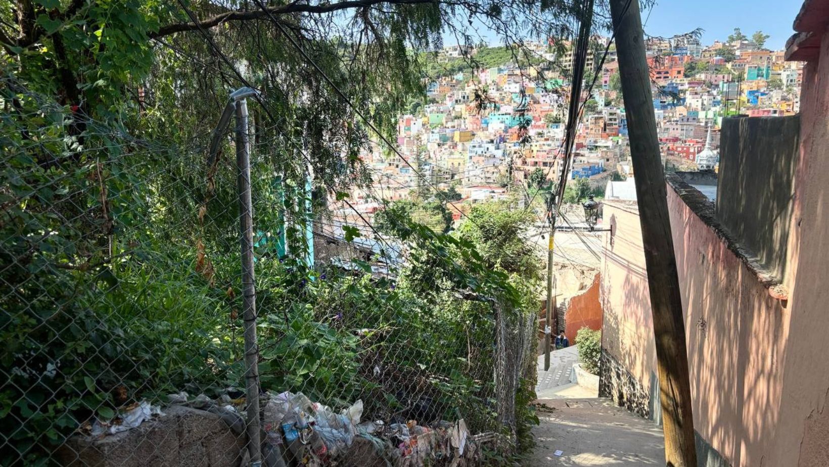 Callejón El Grasero en Guanajuato aumenta inseguridad para estudiantes