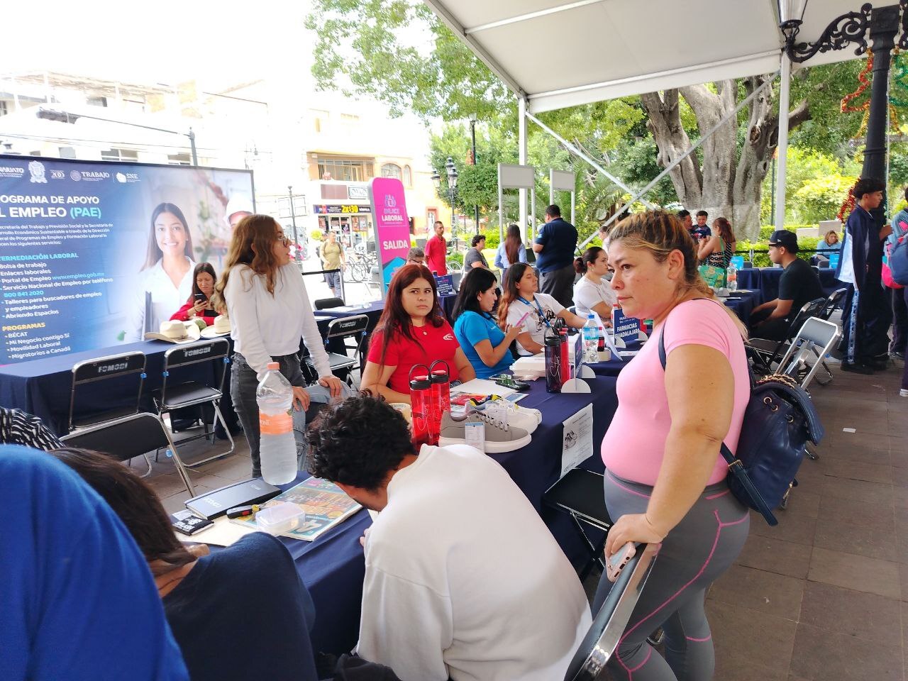 Feria de Enlace Laboral reúne 24 empresas y 400 estudiantes en Purísima del Rincón