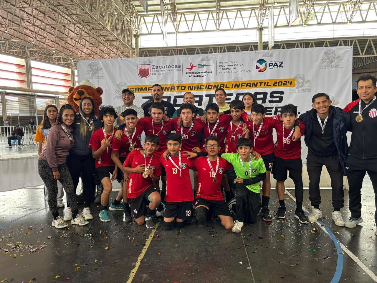 San Miguel de Allende lleva al medallero a Guanajuato en el handball infantil nacional