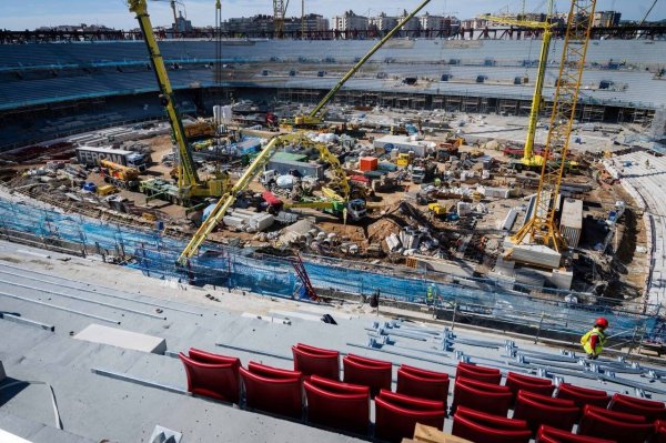 Pelea entre trabajadores deja seis heridos en las obras del nuevo Camp Nou